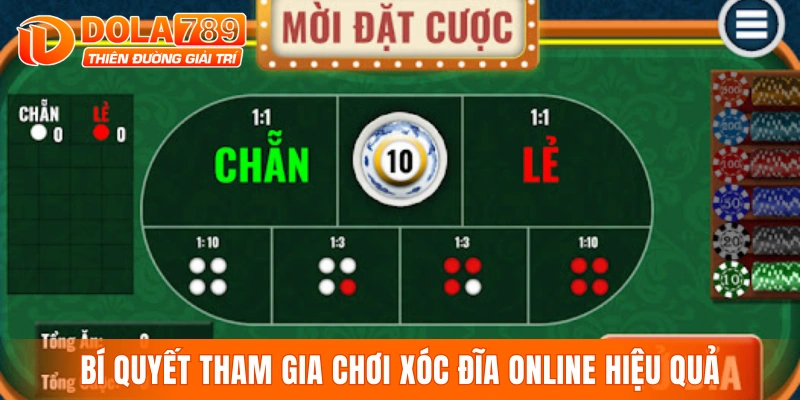Bí quyết tham gia chơi xóc đĩa online hiệu quả