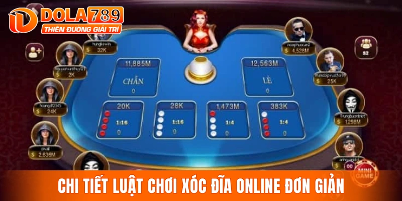 Chi tiết luật chơi xóc đĩa online đơn giản